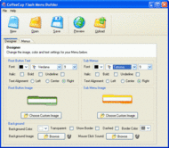 CoffeeCup Flash Menu Builder screenshot
